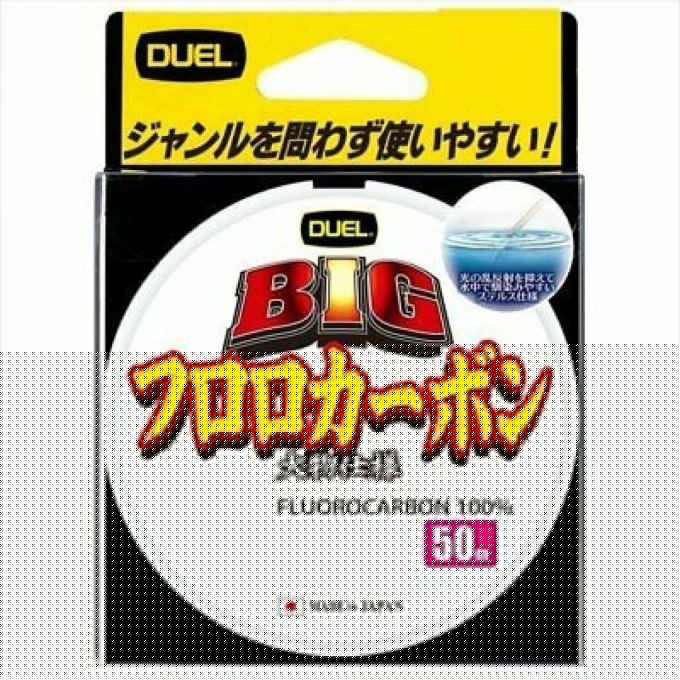 Леска YO-ZURI DUEL BIG BIG FLUOROCARBON 100% 50m #14 22kg (0.620mm) H3835